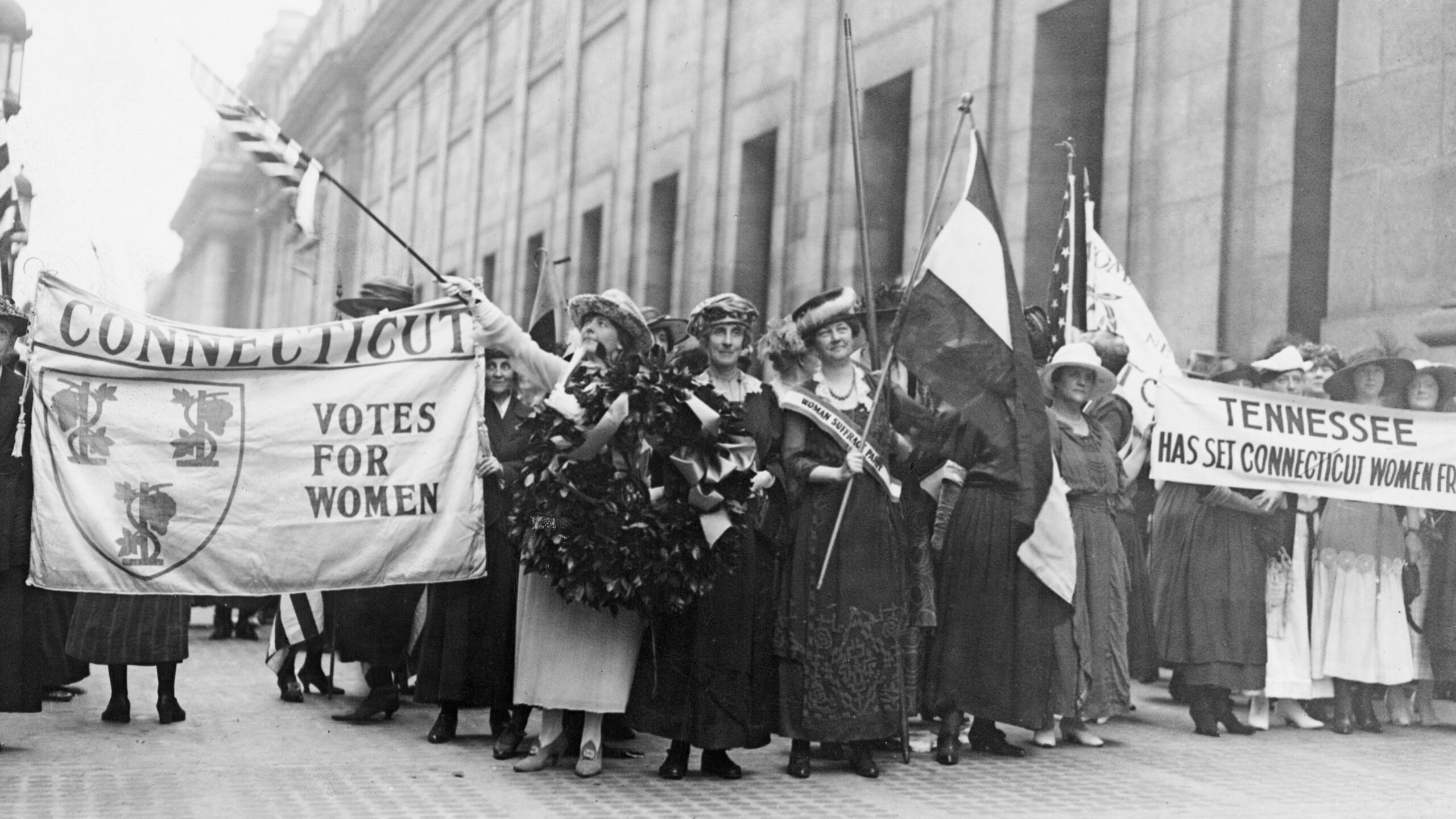 Suffragette celebrations, August 27, 1920, New York City