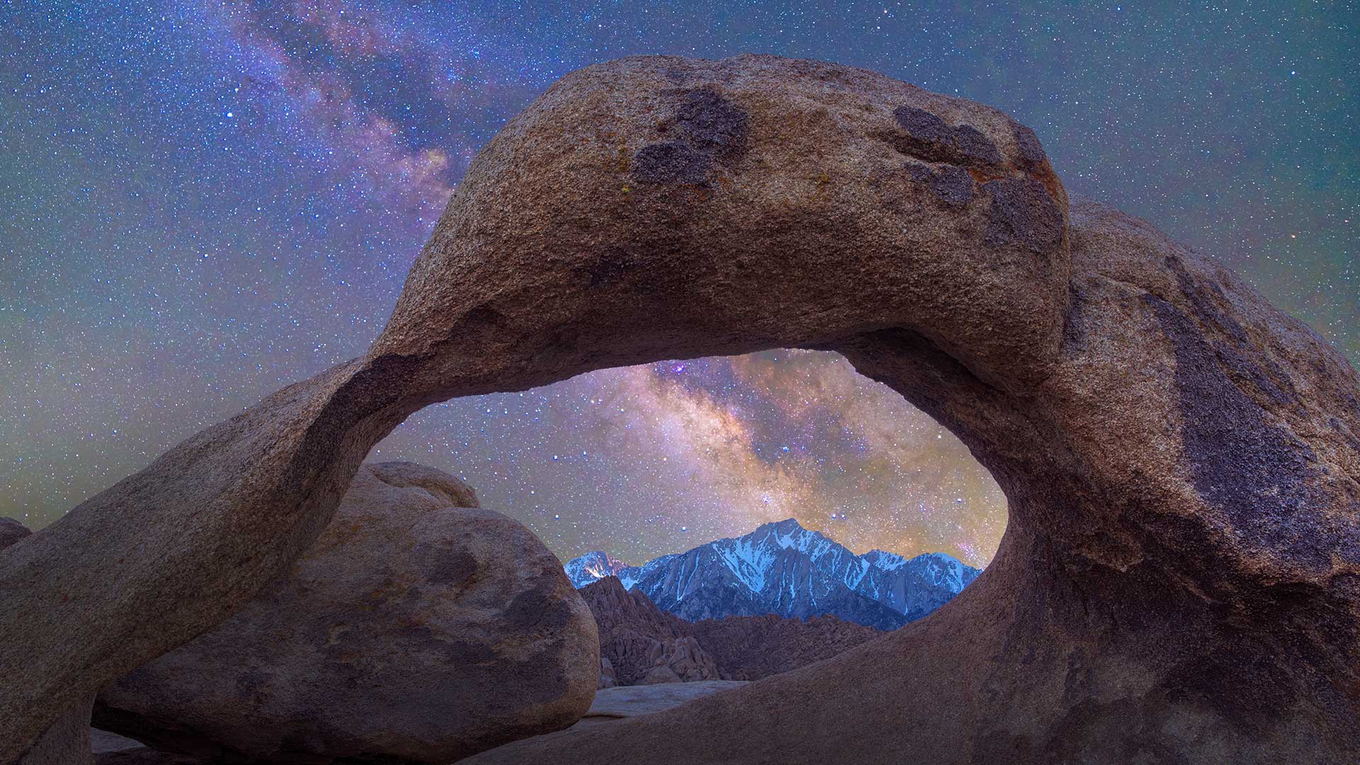 Arch and Milky Way, Alabama Hills, Sierra Nevada, California