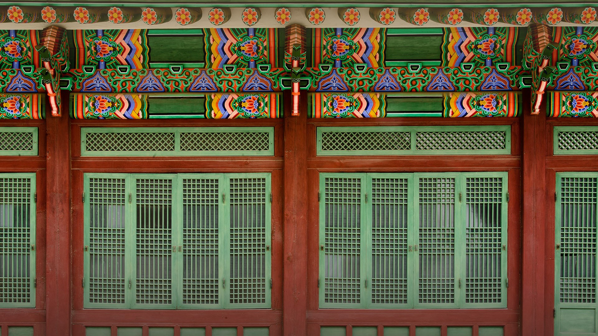 Building in Changdeokgung Palace, Seoul, South Korea
