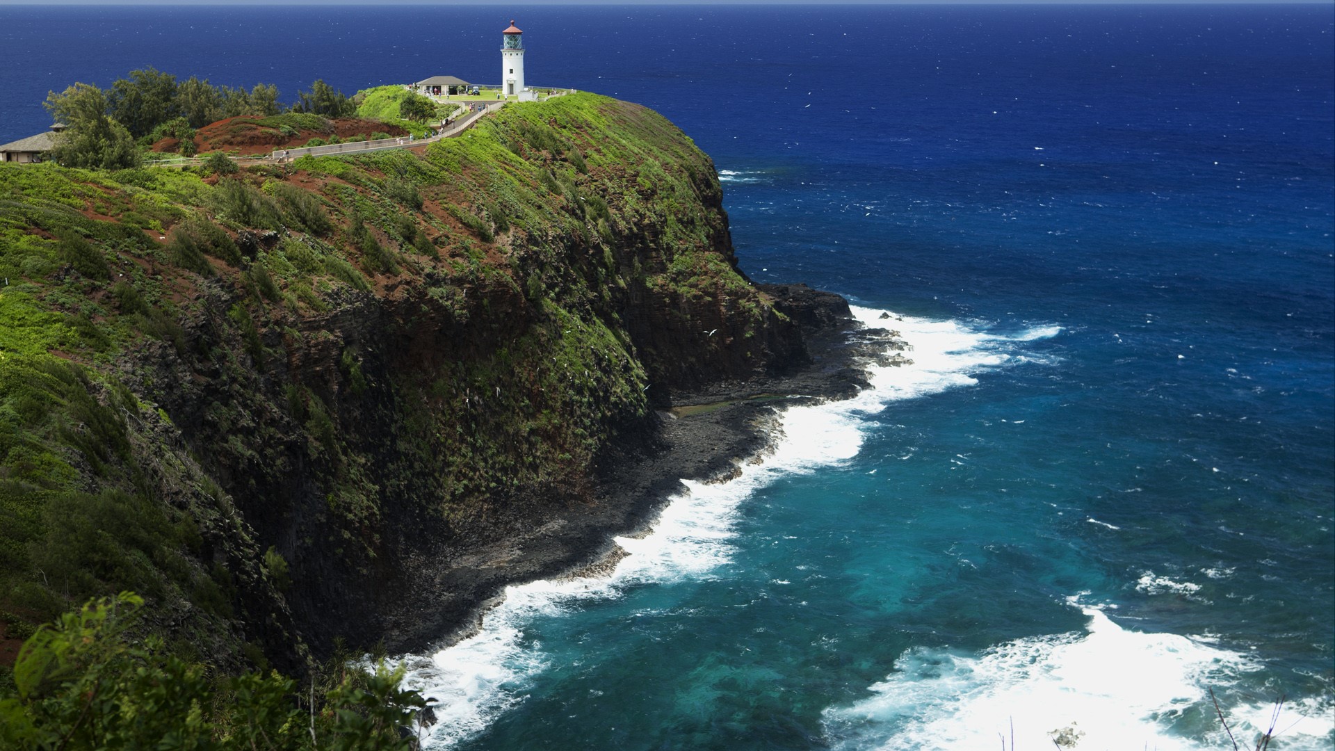 Kilauea Lighthouse, Kilauea Point National Wildlife Refuge, Kauai, Hawaii, USA