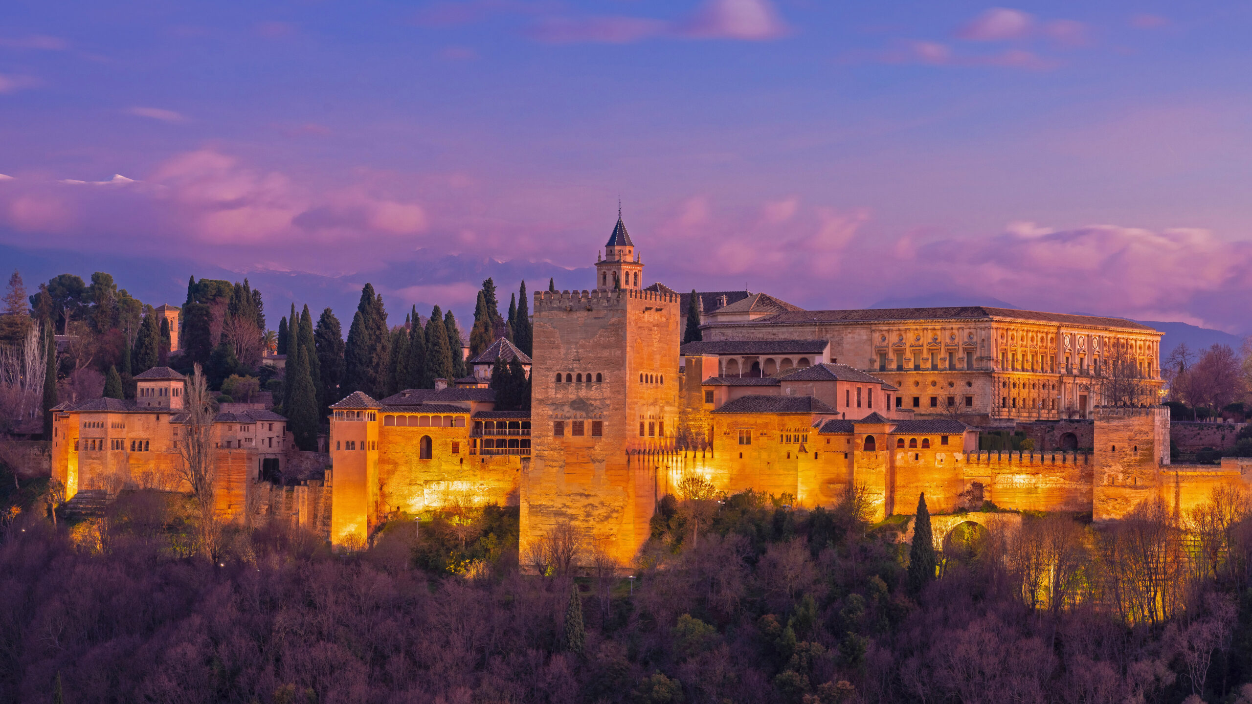 Alhambra in Granada, Andalusia, Spain