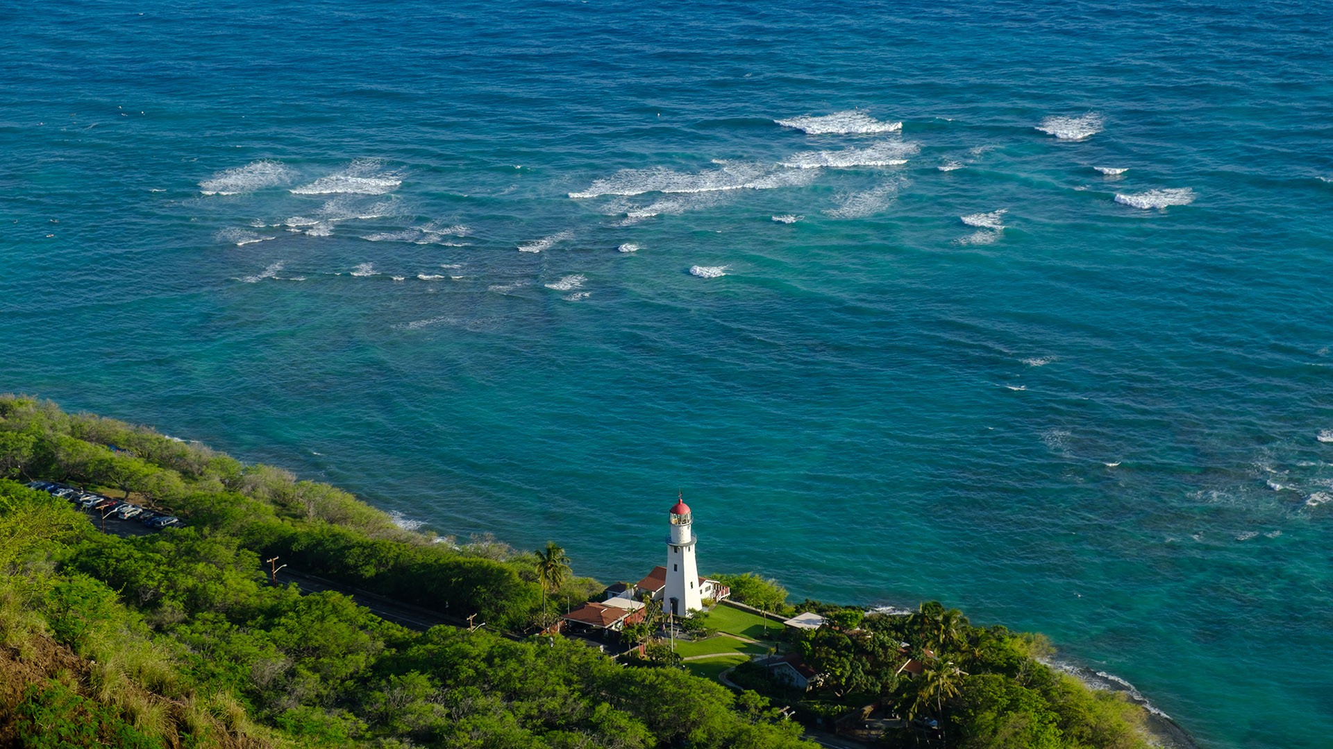 Diamond Head Lighthouse, Honolulu, Oʻahu island, Hawaii, USA