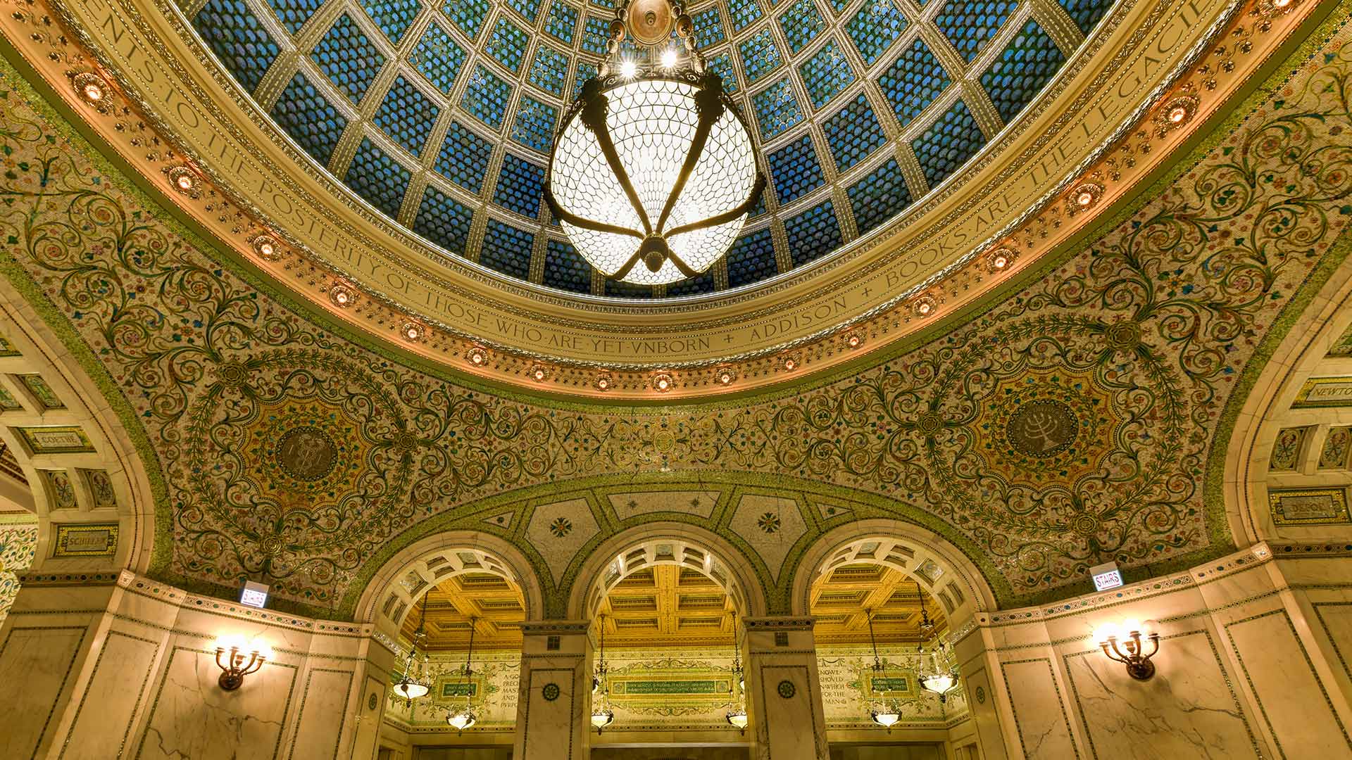 Tiffany Dome, Chicago Cultural Center, Illinois