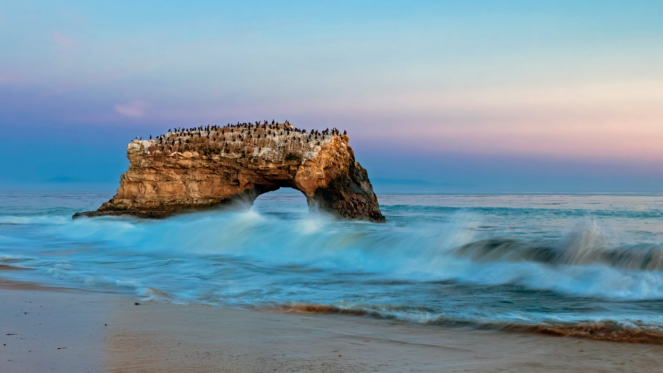 Natural Bridges State Beach, Santa Cruz, California