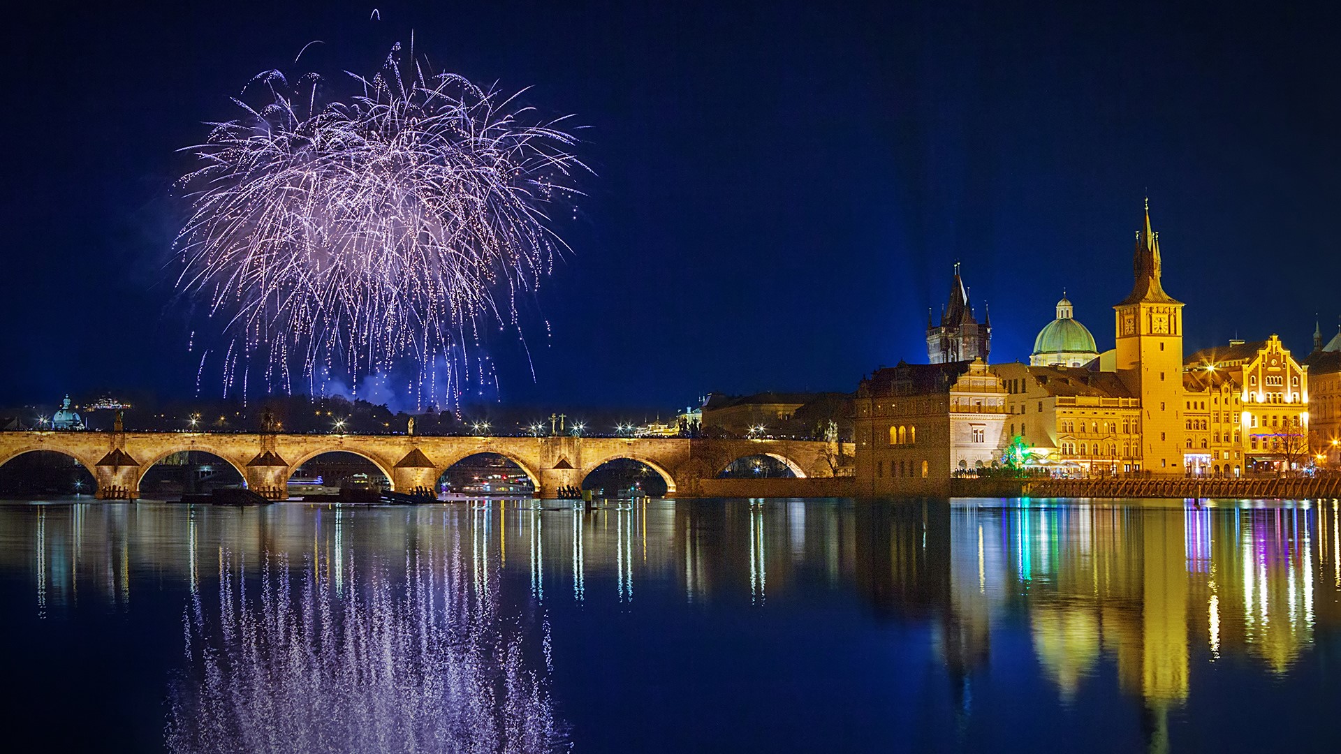 Christmas atmosphere in Prague, Czech Republic