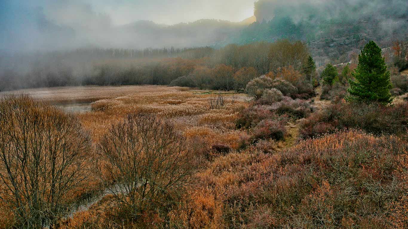 Lagoon of Uña, near Cuenca, Spain