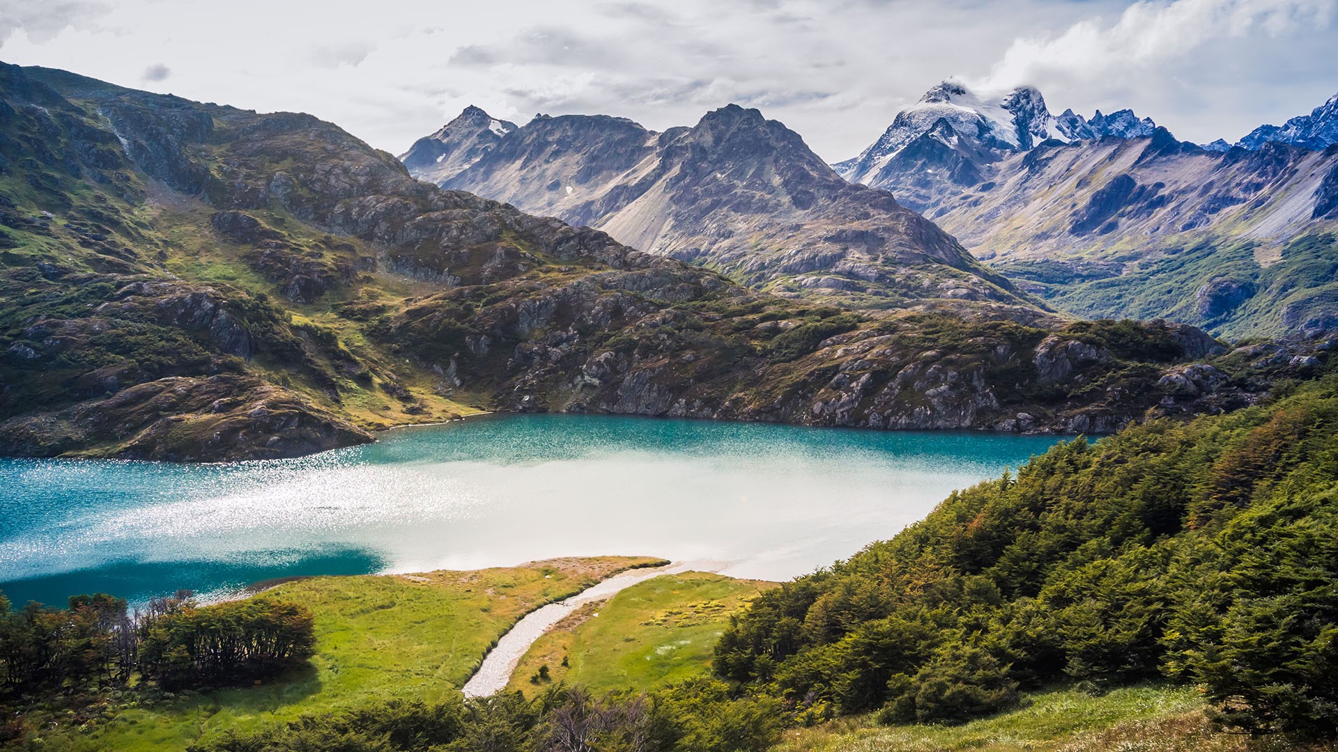 Laguna del Caminante at Tierra del Fuego National Park, Ushuaia, Argentina