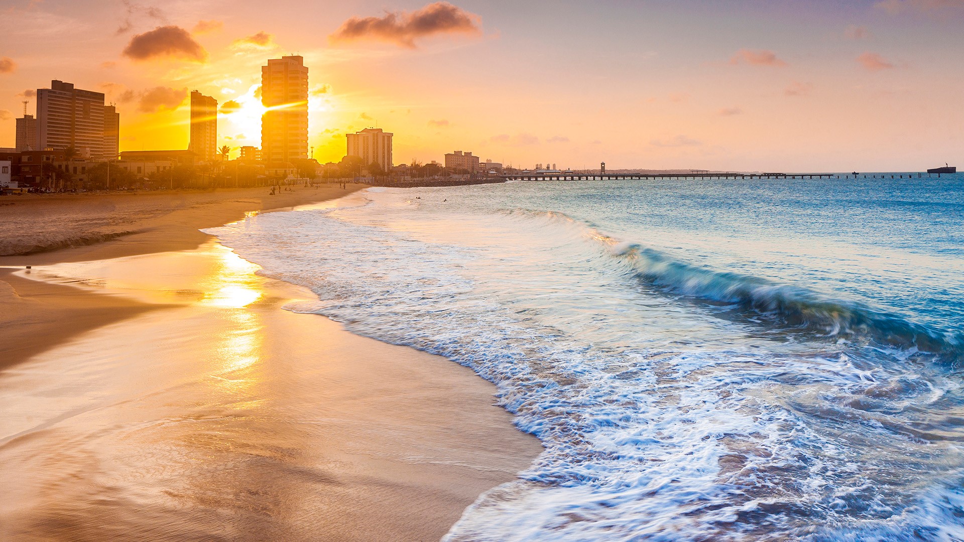 Beira Mar, Iracema Beach, Fortaleza city, Ceara state, Brazil